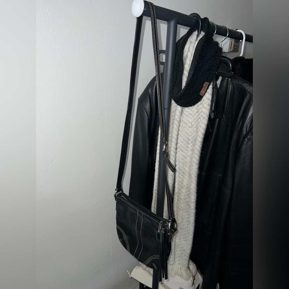 Coach Black Leather Bag